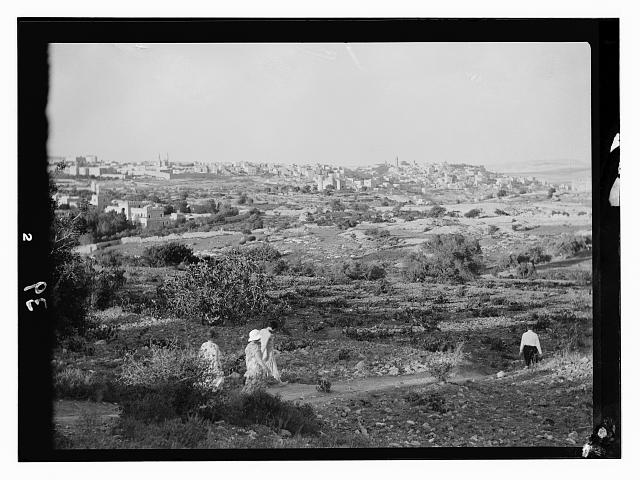Bethlehem. West Bank Bethlehem, 1925. [Approximately to 1946] Photograph.